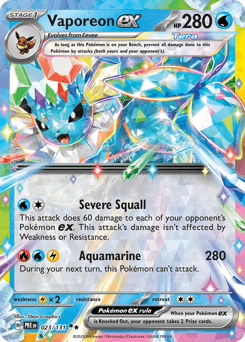 Vaporeon ex - Holofoil