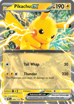 Pikachu ex - Holofoil