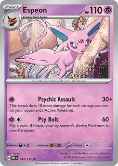 Espeon - Reverse Holofoil