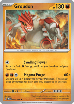 Groudon - Reverse Holofoil
