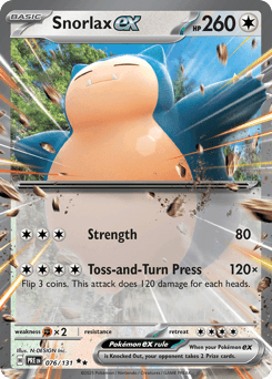 Snorlax ex - Holofoil