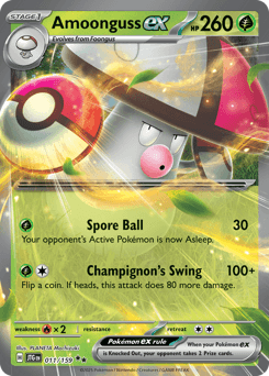 Amoonguss ex - Holofoil