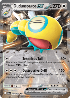 Dudunsparce ex - Holofoil