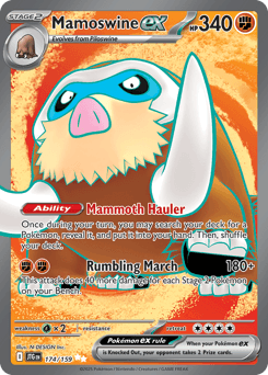 Mamoswine ex - Holofoil