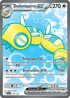 Dudunsparce ex - Holofoil