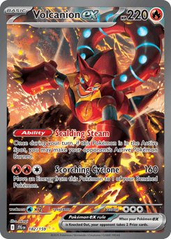 Volcanion ex - Holofoil