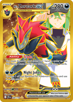 N's Zoroark ex - Holofoil