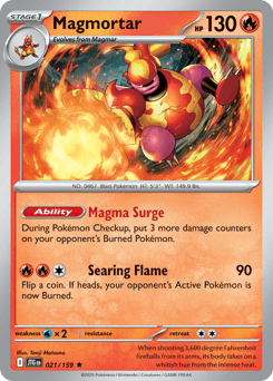 Magmortar - Reverse Holofoil