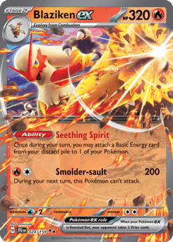 Blaziken ex - Holofoil