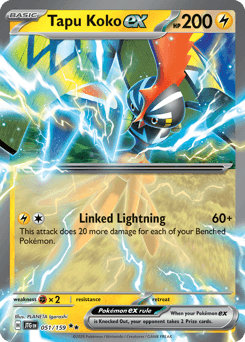 Tapu Koko ex - Holofoil