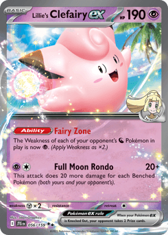 Lillie's Clefairy ex - Holofoil