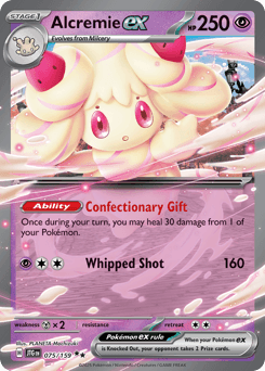 Alcremie ex - Holofoil