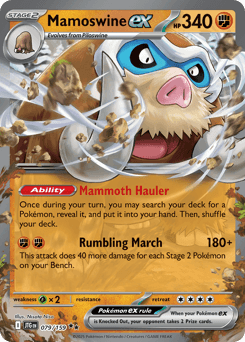 Mamoswine ex - Holofoil