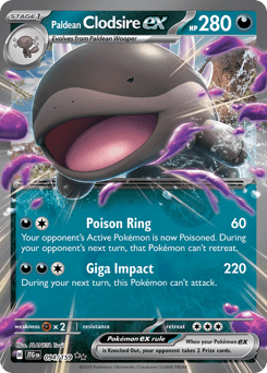 Paldean Clodsire ex - Holofoil