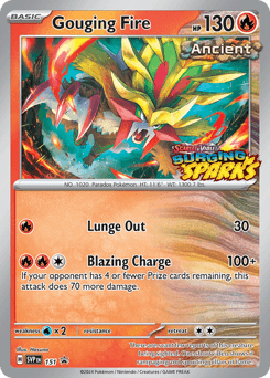Gouging Fire - Holofoil