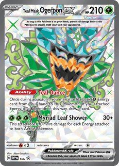Teal Mask Ogerpon ex - Holofoil
