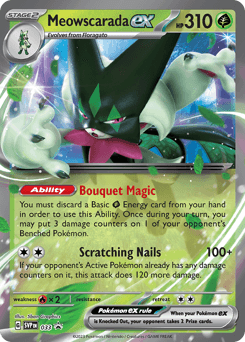 Meowscarada ex - Holofoil