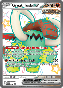 Great Tusk ex - Holofoil