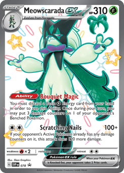 Meowscarada ex - Holofoil