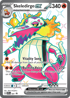Skeledirge ex - Holofoil