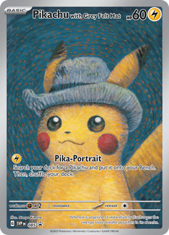 Pikachu with Grey Felt Hat - Normal