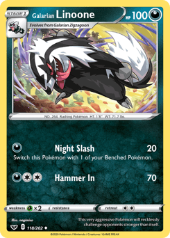 Galarian Linoone - Normal