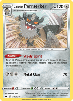 Galarian Perrserker - Reverse Holofoil