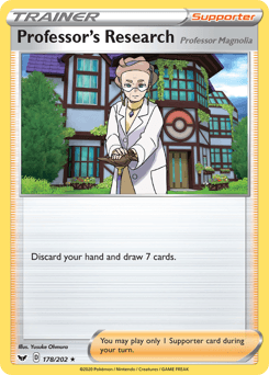 Professor's Research (Professor Magnolia) - Reverse Holofoil