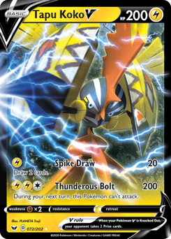 Tapu Koko V - Holofoil