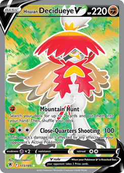 Hisuian Decidueye V - Holofoil