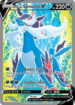 Hisuian Samurott V - Holofoil