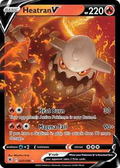Heatran V - Holofoil