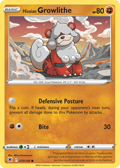 Hisuian Growlithe - Normal