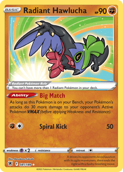 Radiant Hawlucha - Holofoil