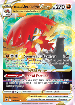 Hisuian Decidueye VSTAR - Holofoil