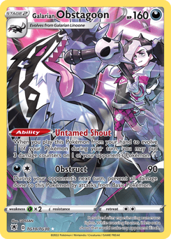 Galarian Obstagoon - Holofoil