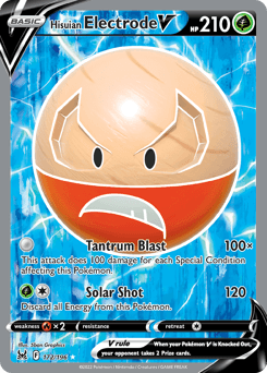 Hisuian Electrode V - Holofoil