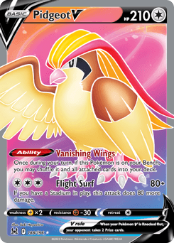 Pidgeot V - Holofoil