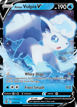 Alolan Vulpix V - Holofoil