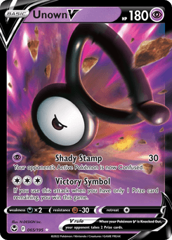 Unown V - Holofoil