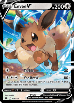 Eevee V - Holofoil