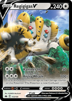 Regigigas V - Holofoil