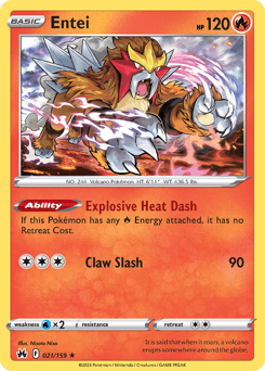 Entei - Reverse Holofoil