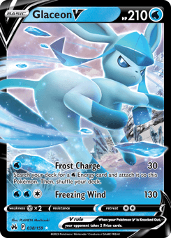 Glaceon V - Holofoil