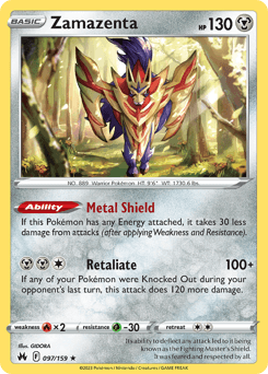 Zamazenta - Reverse Holofoil