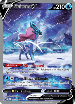 Suicune V - Holofoil