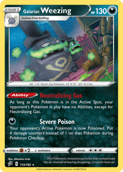 Galarian Weezing - Reverse Holofoil
