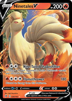 Ninetales V - Holofoil