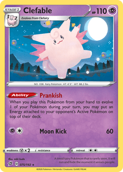 Clefable - Reverse Holofoil