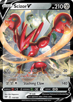 Scizor V - Holofoil